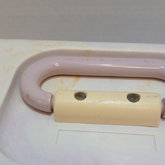 Y2K Caboodles Purple Orange and Cream Makeup Case - Picture 4 of 17